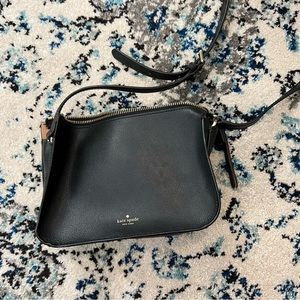 Kate Spade Small Black Leather Crossbody Bag